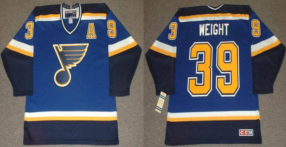 2019 Men St.Louis Blues 39 Weight blue CCM NHL jerseys